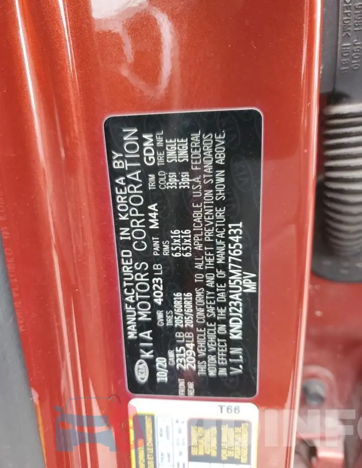 KNDJ23AU5M7765431 Photo# 12