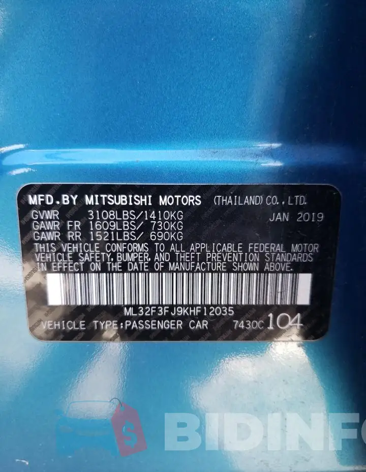 ML32F3FJ9KHF12035 Photo# 12