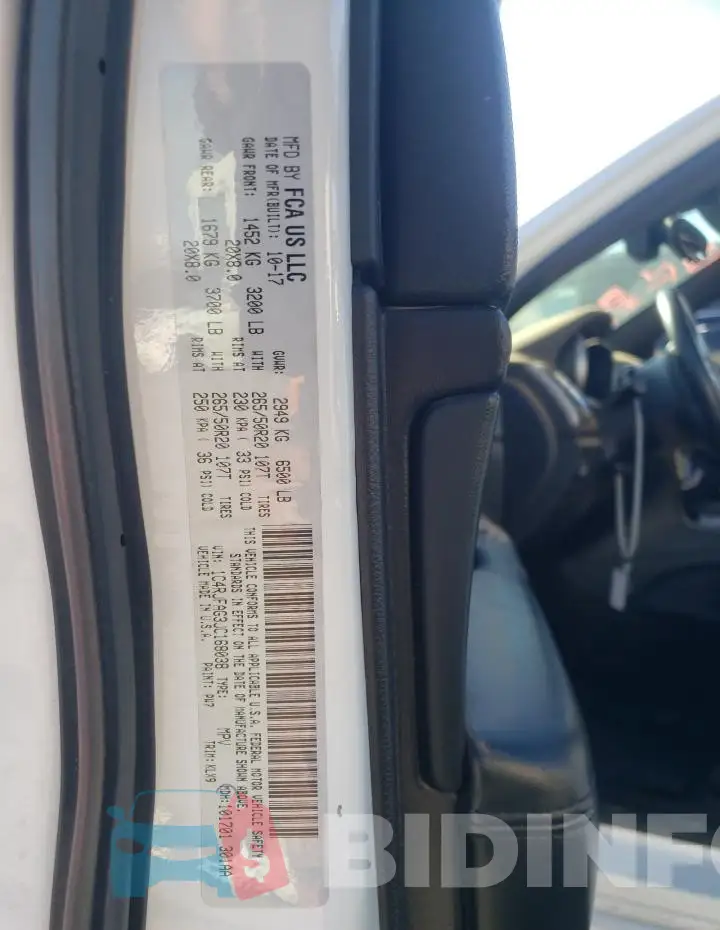 1C4RJFAG3JC168038 Photo# 13