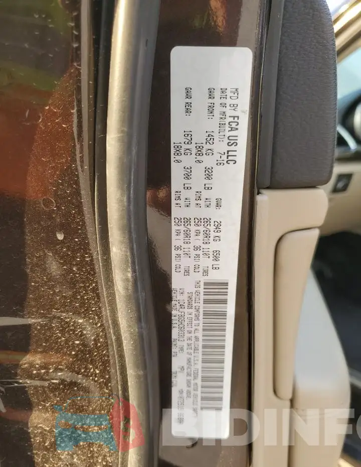 1C4RJFBG5HC603313 Photo# 12