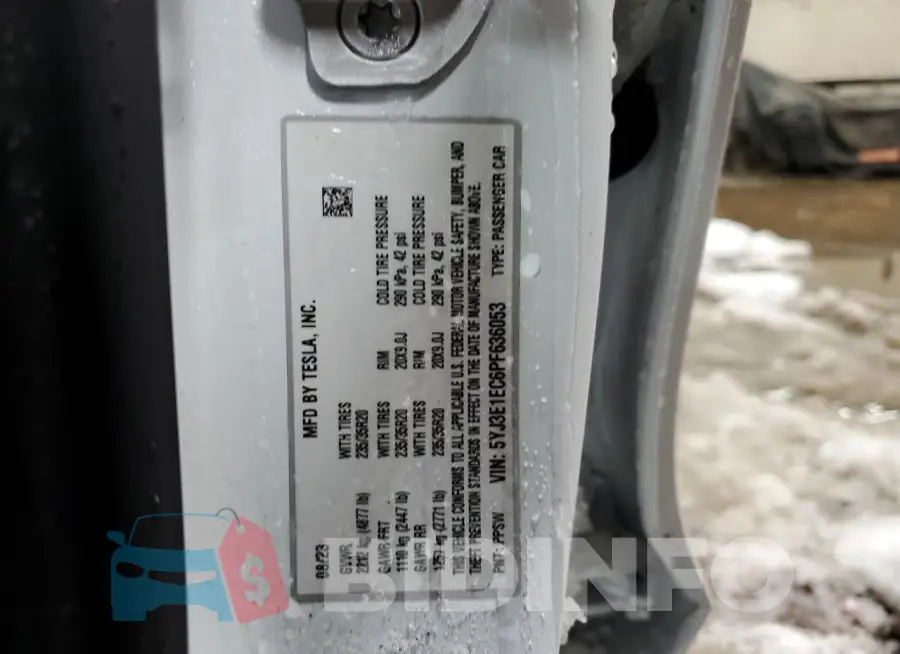 5YJ3E1EC6PF636053 Photo# 12