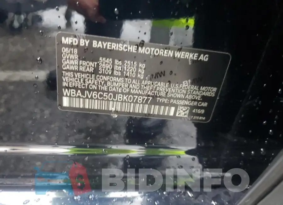 WBAJV6C50JBK07877 Photo# 12