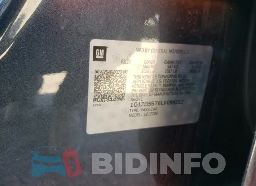 1G1ZB5ST6LF099312 Photo# 12