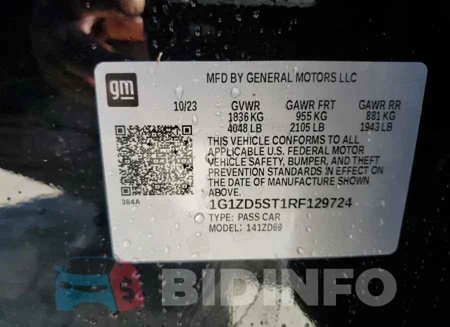 1G1ZD5ST1RF129724 Photo# 12