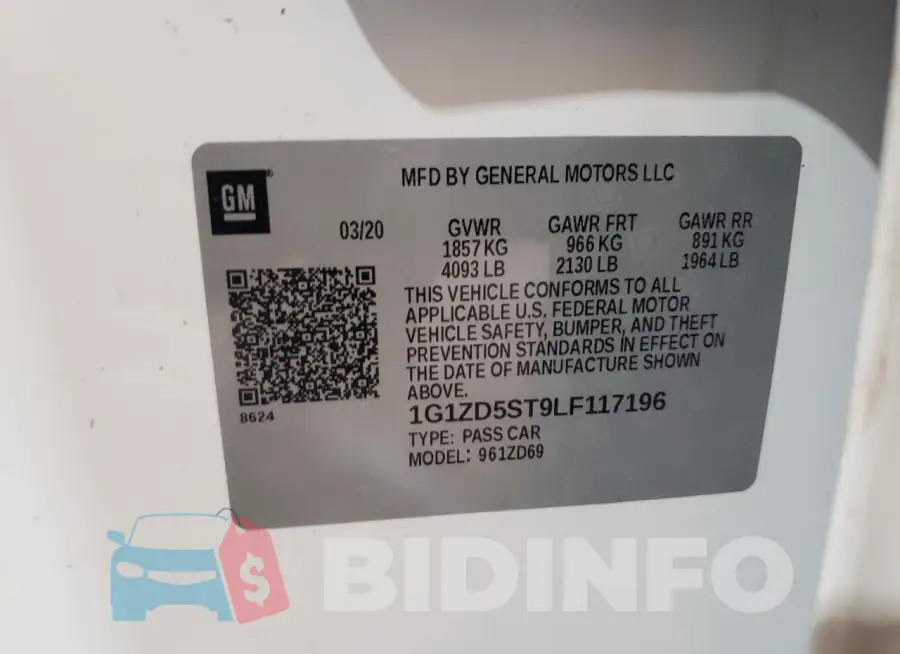 1G1ZD5ST9LF117196 Photo# 12