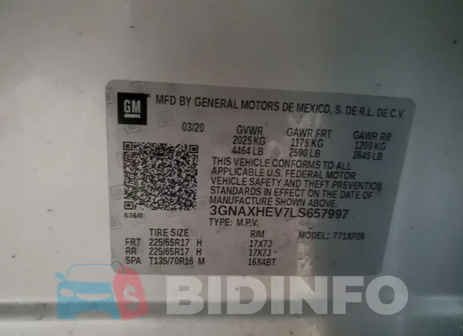3GNAXHEV7LS657997 Photo# 12