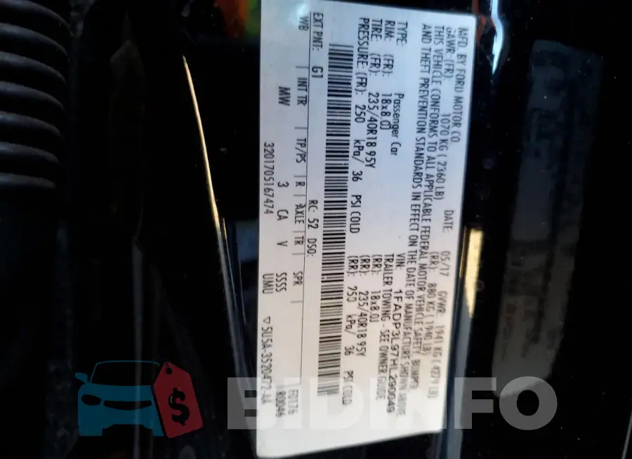 1FADP3L97HL290049 Photo# 12