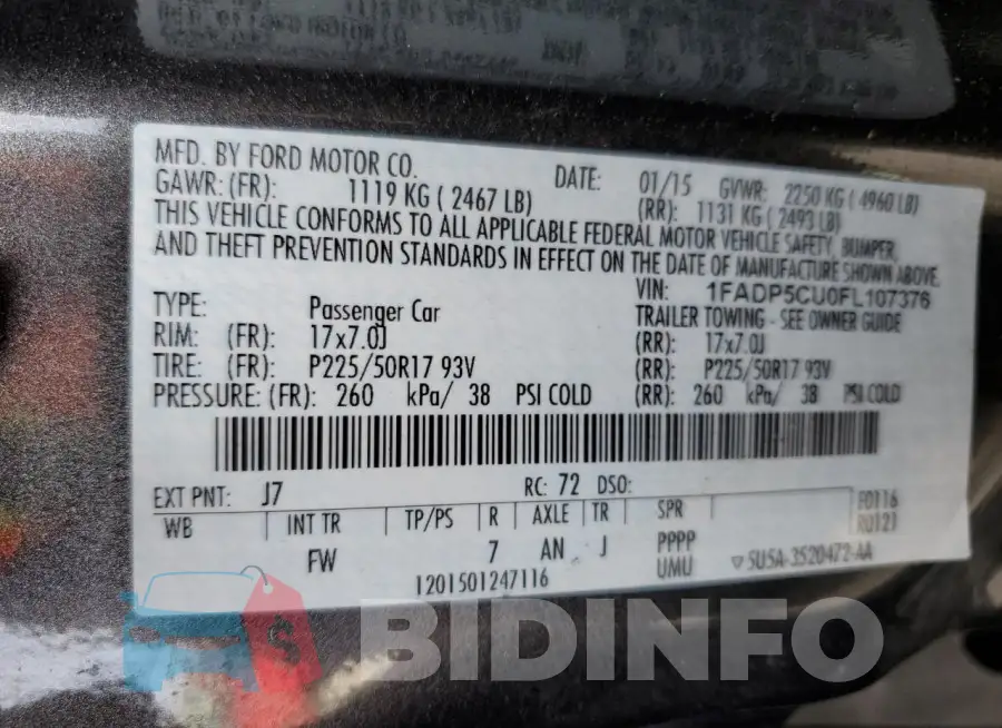 1FADP5CU0FL107376 Photo# 12