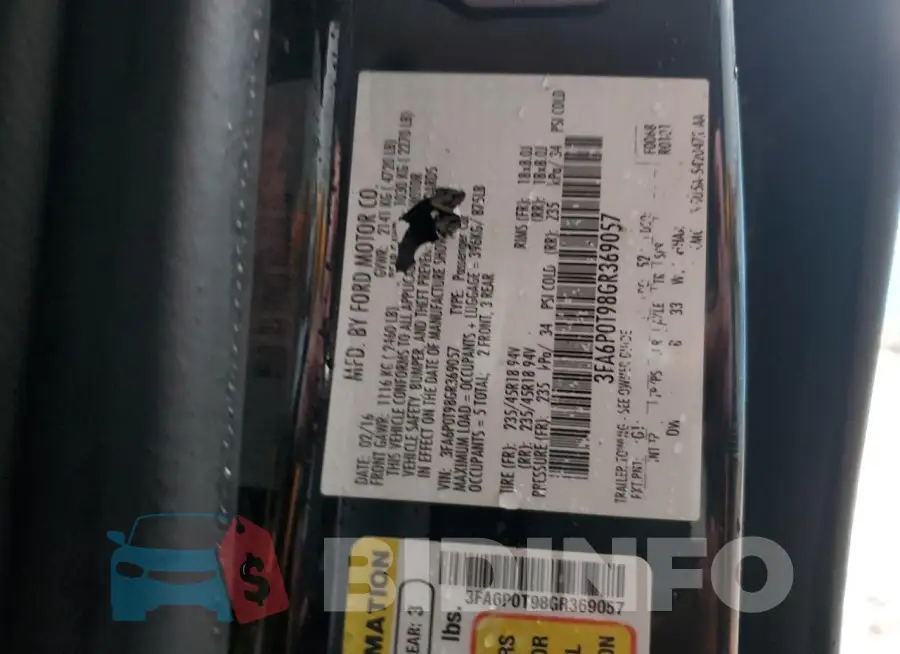 3FA6P0T98GR369057 Photo# 12