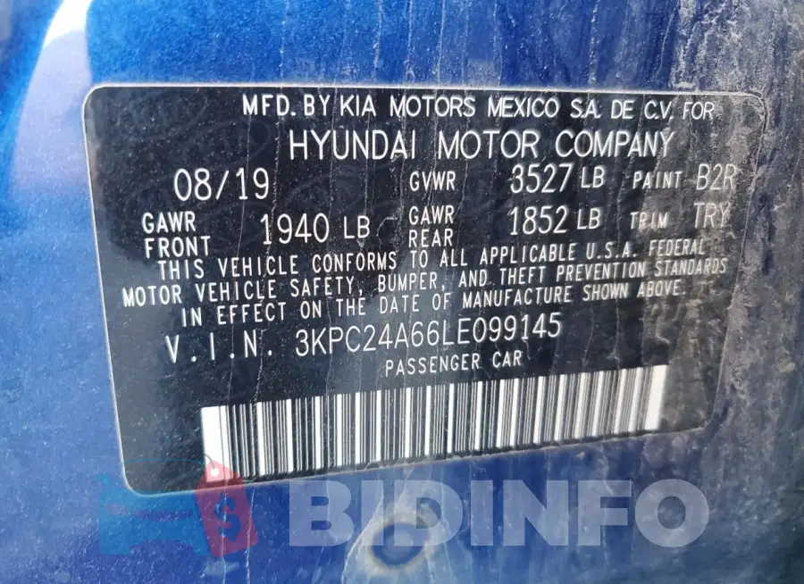 3KPC24A66LE099145 Photo# 12