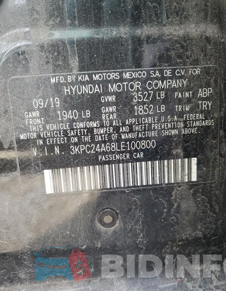 3KPC24A68LE100800 Photo# 12