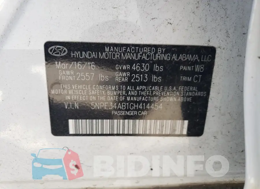 5NPE34AB1GH414454 Photo# 12