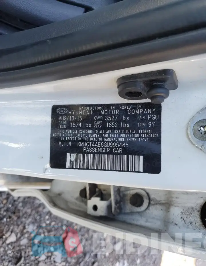 KMHCT4AE8GU995485 Photo# 12