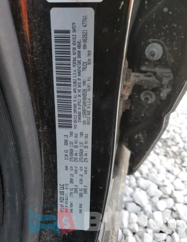1C6RRFFGXKN909526 Photo# 12