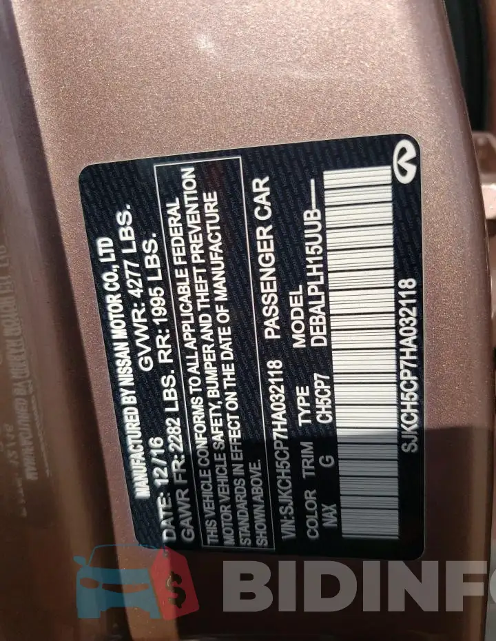 SJKCH5CP7HA032118 Photo# 12