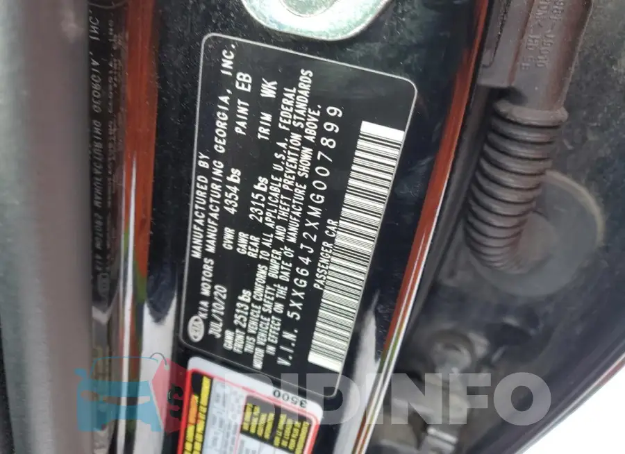 5XXG64J2XMG007899 Photo# 12