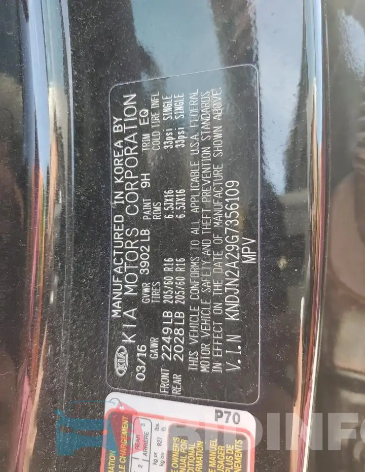 KNDJN2A29G7356109 Photo# 13