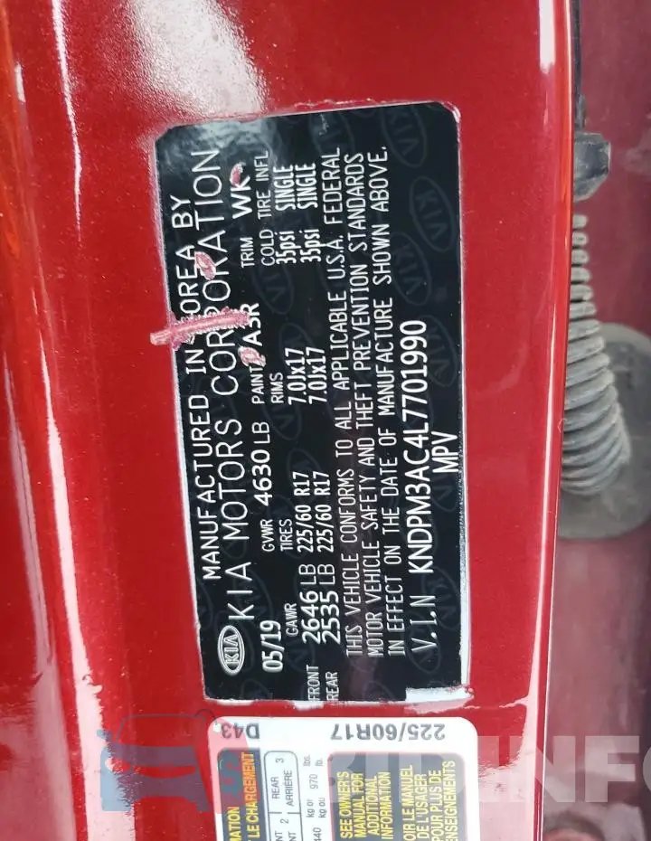 KNDPM3AC4L7701990 Photo# 12