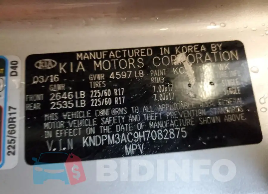 KNDPM3AC9H7082875 Photo# 13