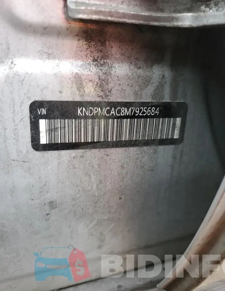 KNDPMCAC8M7925684 Photo# 12