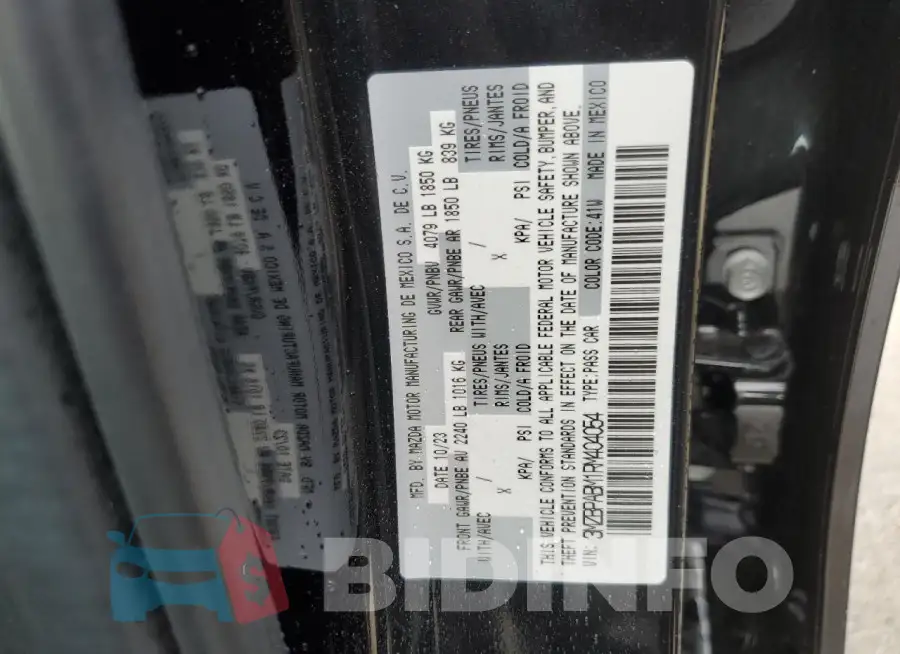 3MZBPABM1RM404054 Photo# 13