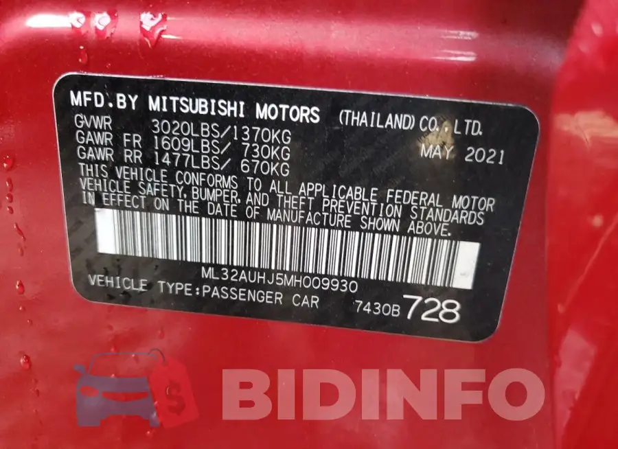 ML32AUHJ5MH009930 Photo# 12