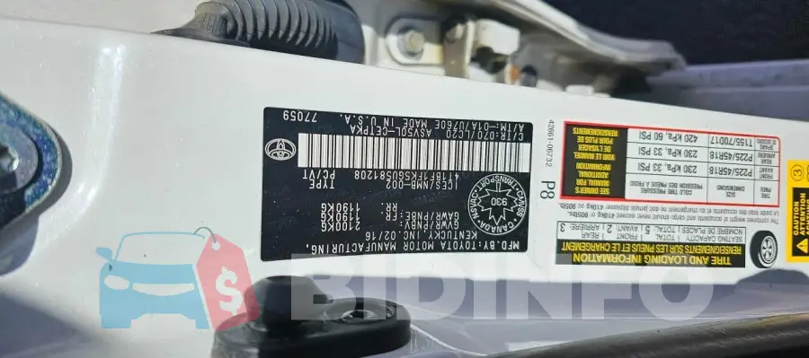 4T1BF1FK5GU581208 Photo# 10