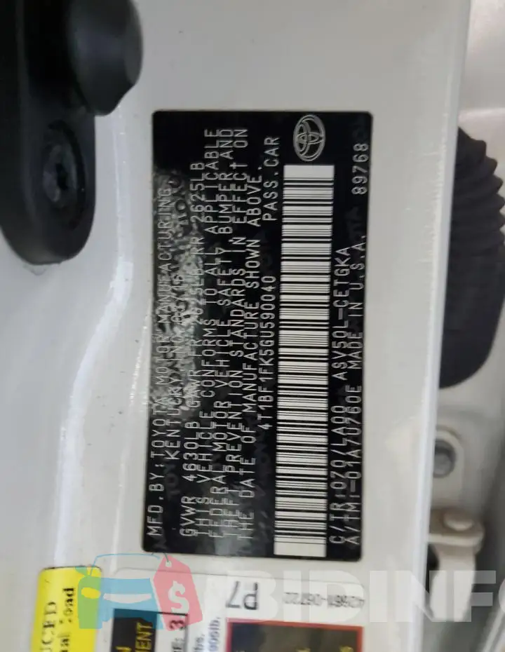 4T1BF1FK5GU590040 Photo# 13