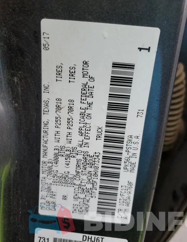 5TFDM5F10HX073343 Photo# 12