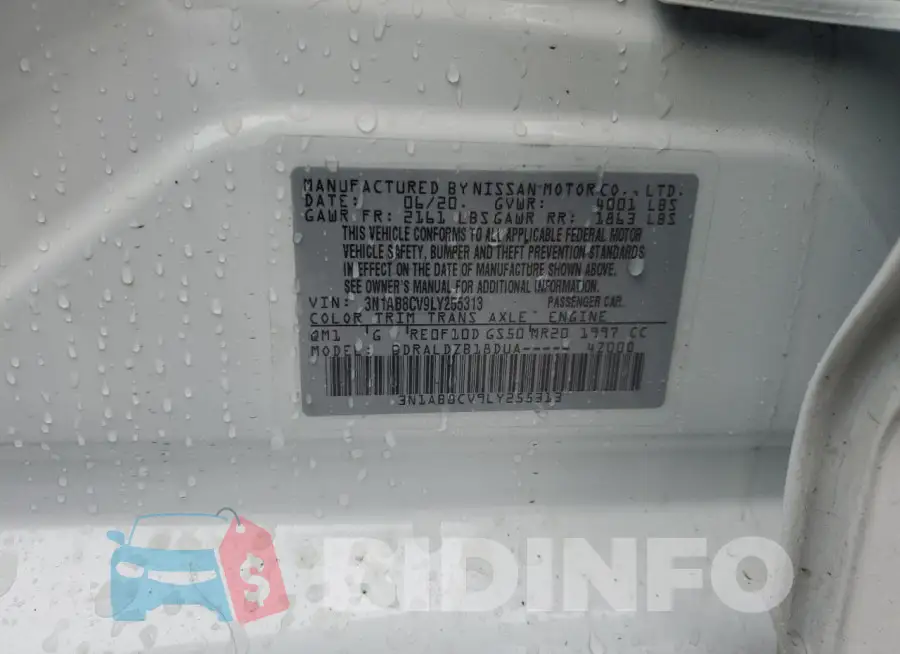 3N1AB8CV9LY255313 Photo# 12
