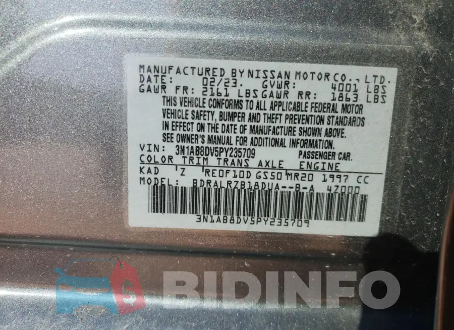 3N1AB8DV5PY235709 Photo# 12