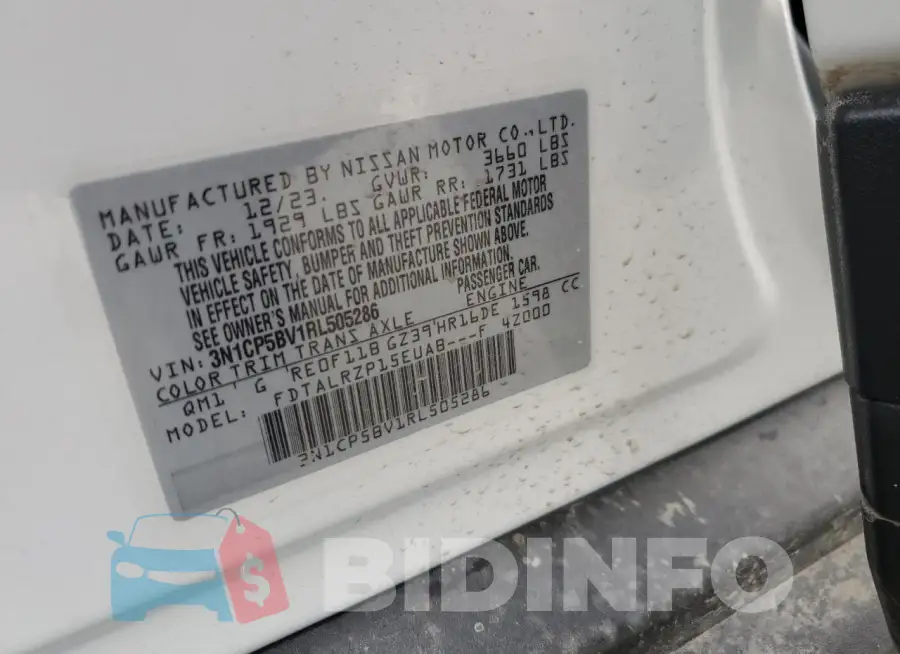 3N1CP5BV1RL505286 Photo# 13