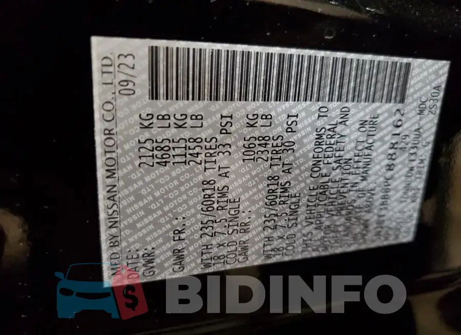 5N1BT3BB8PC888162 Photo# 13