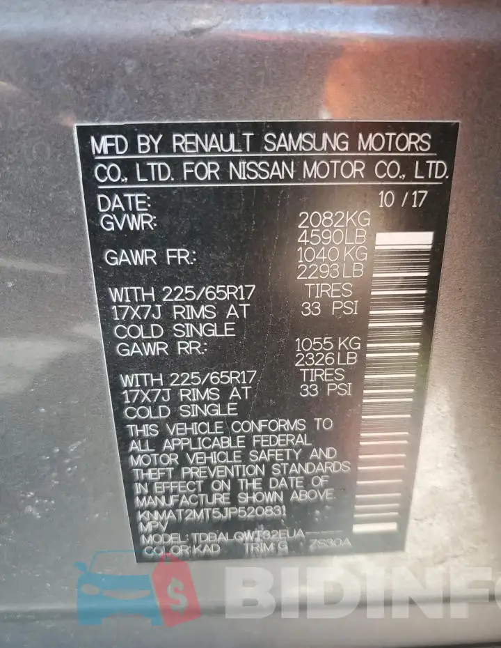 KNMAT2MT5JP520831 Photo# 12