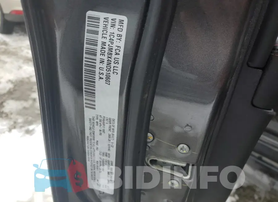 1C4PJMBX4ND510607 Photo# 12