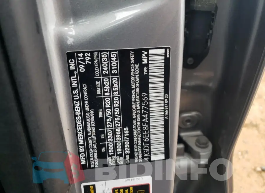 4JGDF6EE8FA477569 Photo# 13