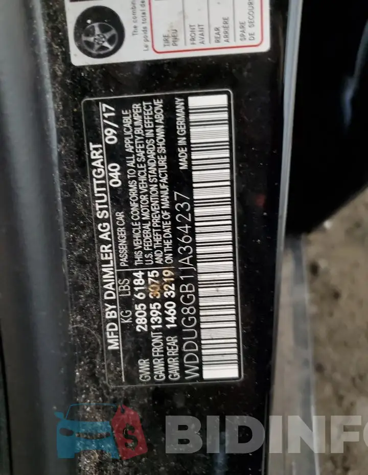 WDDUG8GB1JA364237 Photo# 12