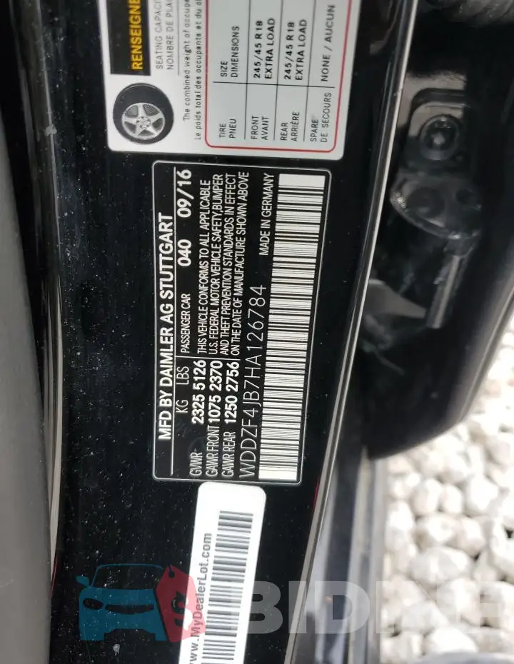 WDDZF4JB7HA126784 Photo# 12