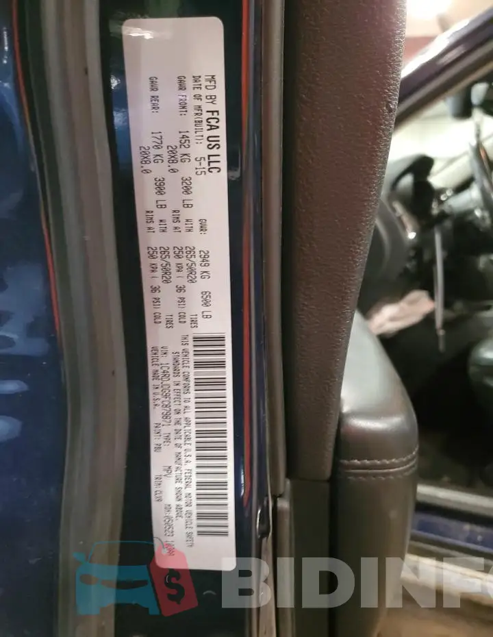 1C4RDJDG9FC879871 Photo# 13