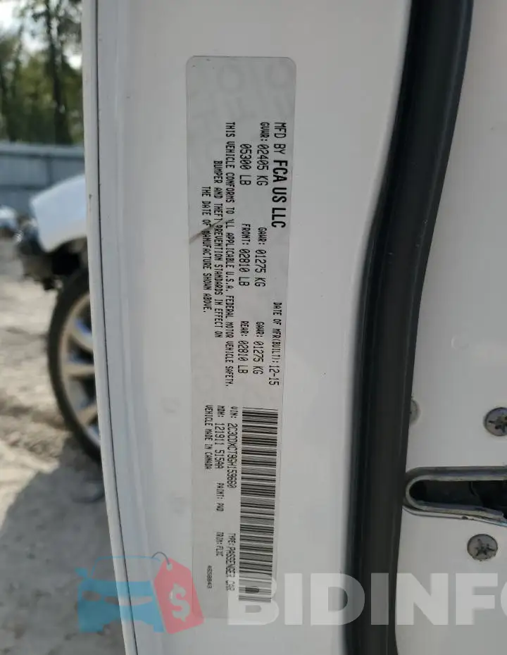2C3CDXCT9GH159660 Photo# 13
