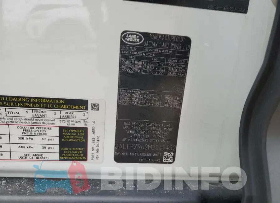 SALEP7RU2M2042432 Photo# 12