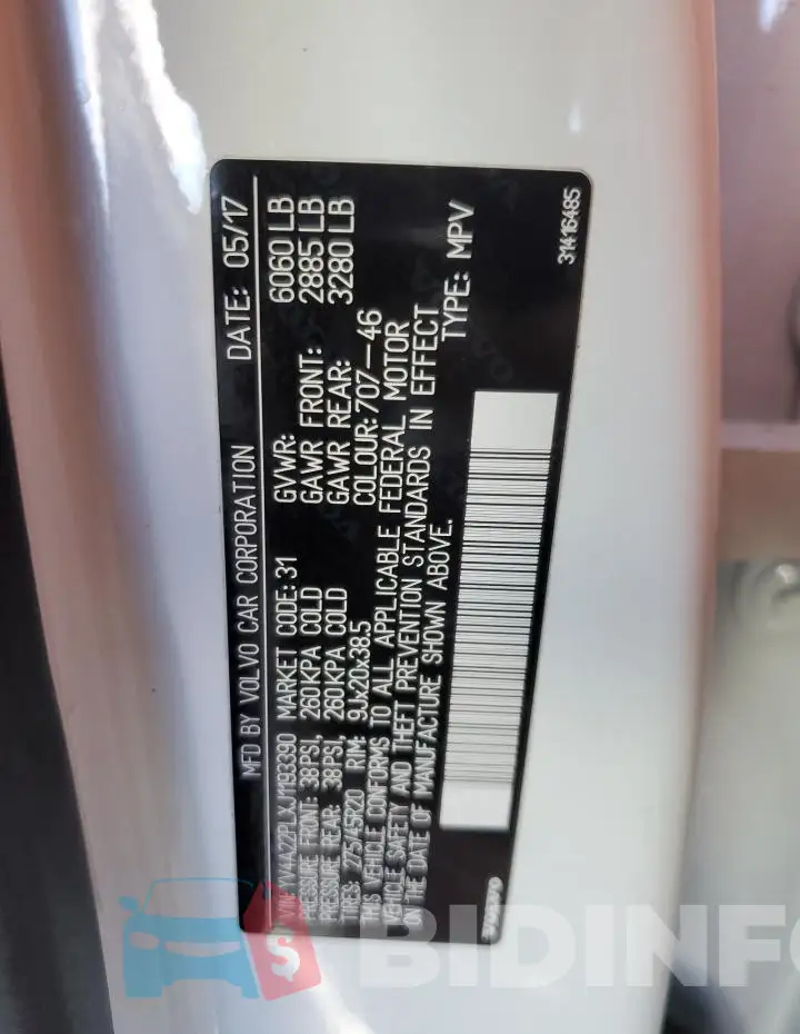 YV4A22PLXJ1193390 Photo# 14