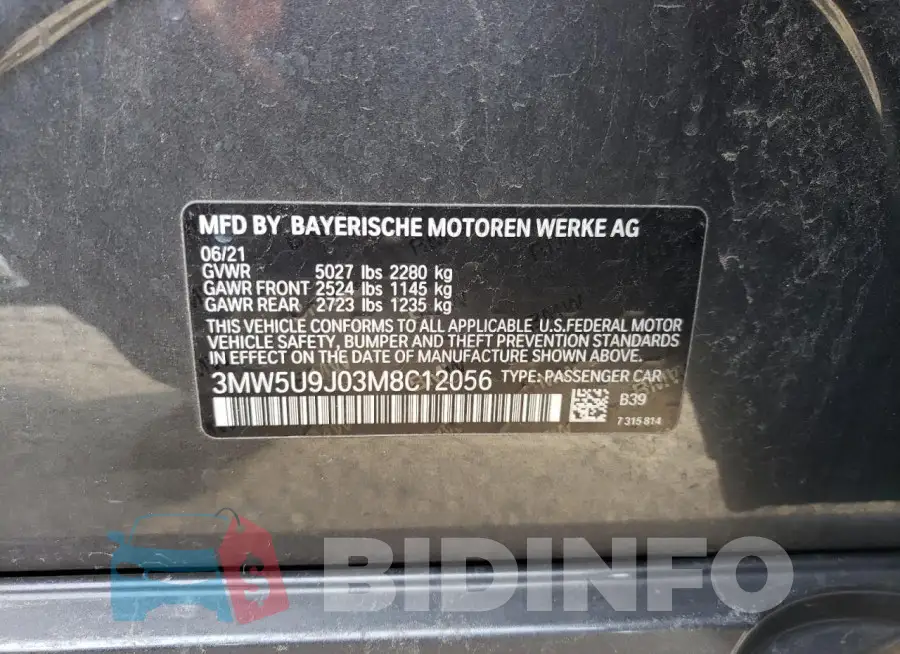 3MW5U9J03M8C12056 Photo# 12