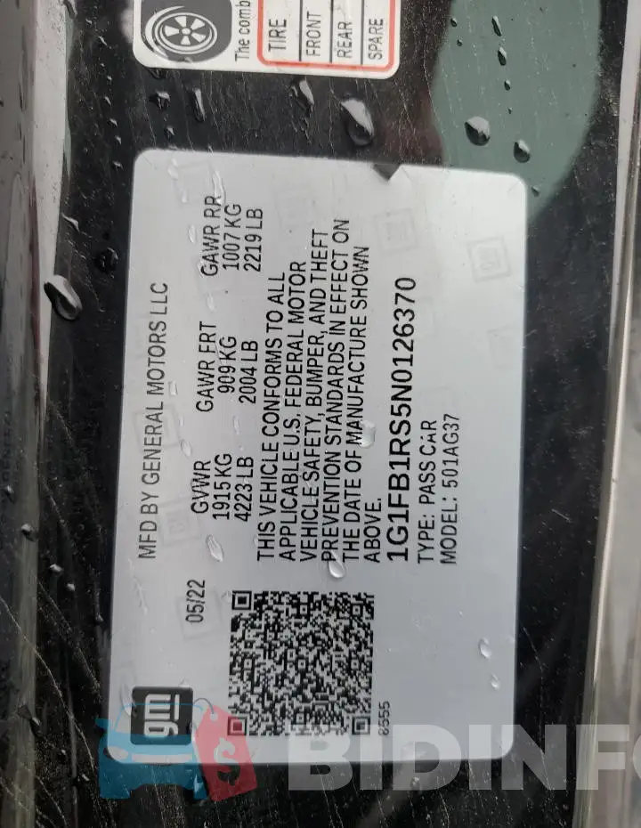 1G1FB1RS5N0126370 Photo# 12