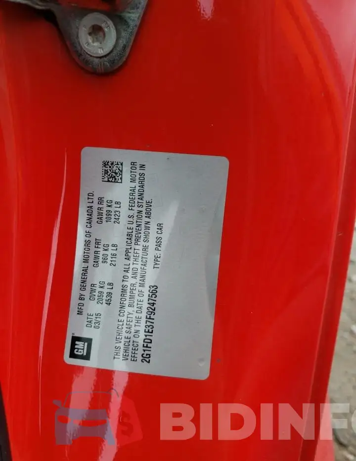 2G1FD1E37F9247563 Photo# 13