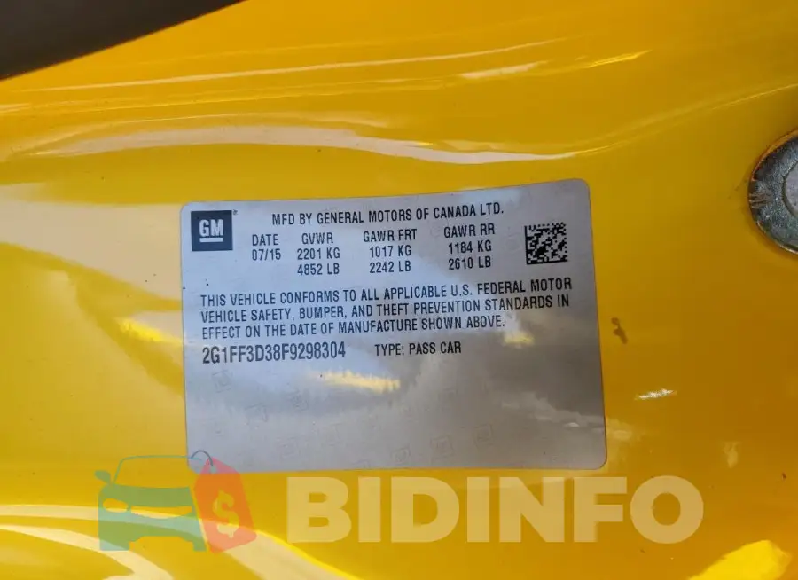 2G1FF3D38F9298304 Photo# 13