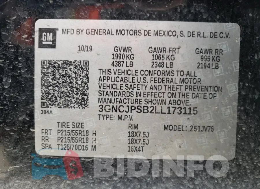 3GNCJPSB2LL173115 Photo# 12