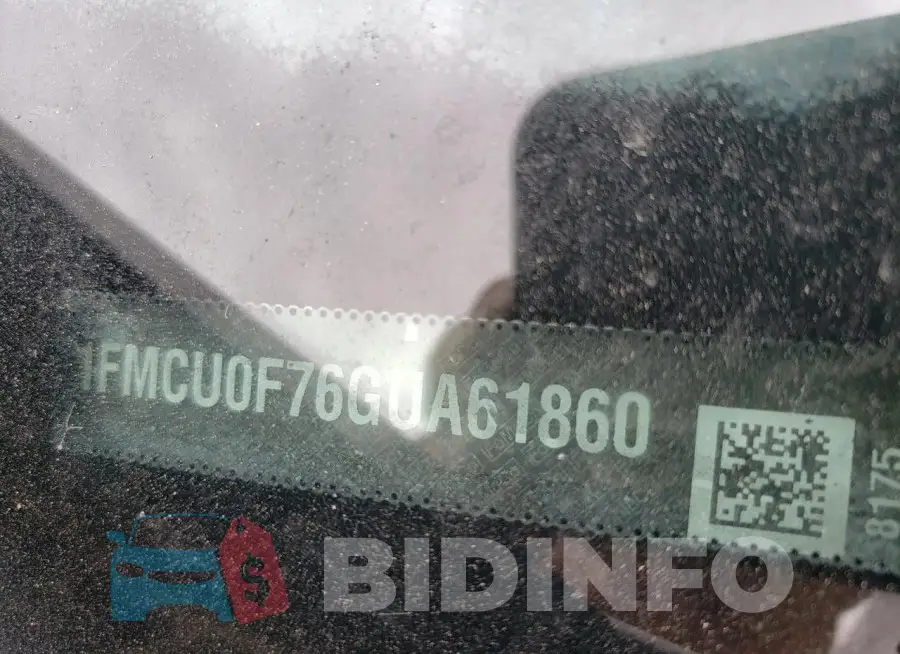 1FMCU0F76GUA61860 Photo# 13