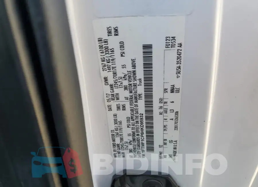 1FTMF1CP6HKD95932 Photo# 12