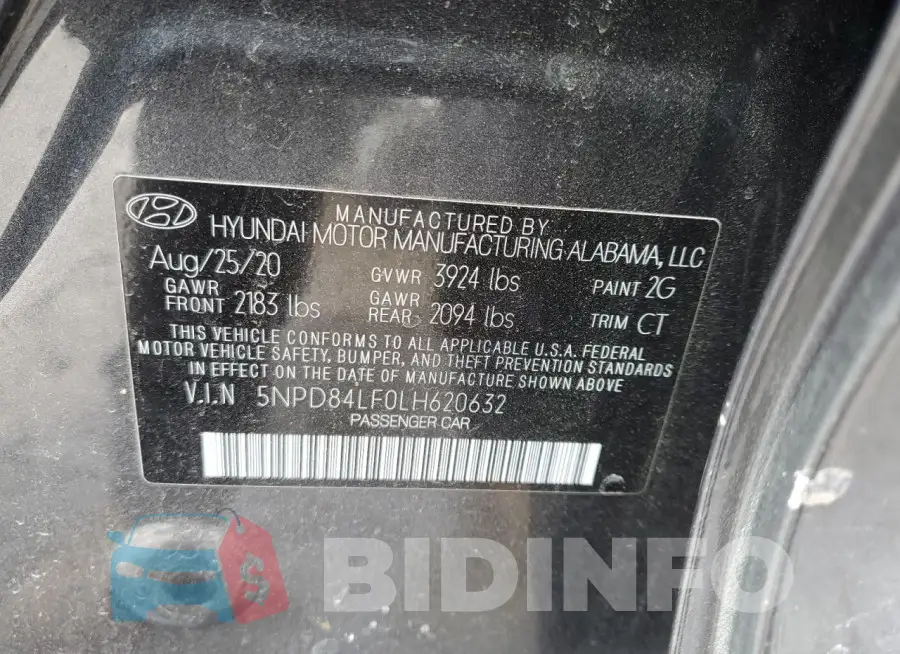 5NPD84LF0LH620632 Photo# 12
